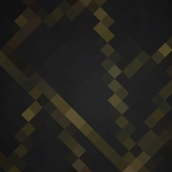 Modèle Pixel Fleurs Fond Pixel Noir Illustration Vectorielle Pour Votre — Image vectorielle