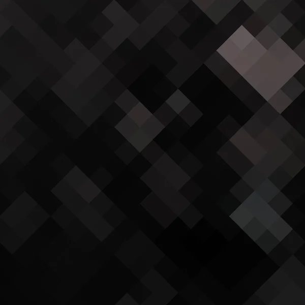 Zwarte Pixel Achtergrond Presentatiesjabloon — Stockvector