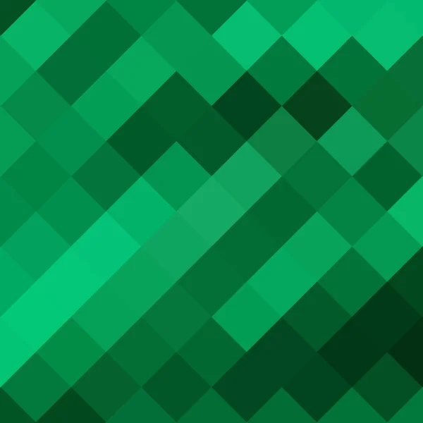 Muster Grün Nahtlose Pixelhintergrund Hintergrund Cover Muster Grüne Pixeltapete Vektorillustration — Stockvektor