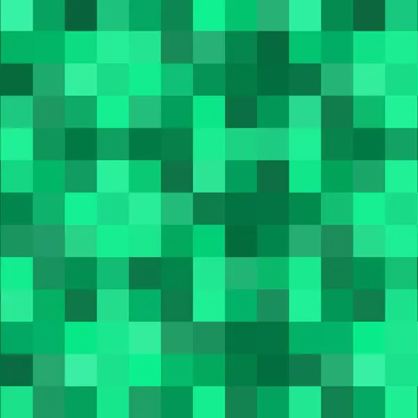 Vzorek Zelený Pixel Pozadí Vzor Žlutá Pixelová Tapeta Vektorová Ilustrace — Stockový vektor