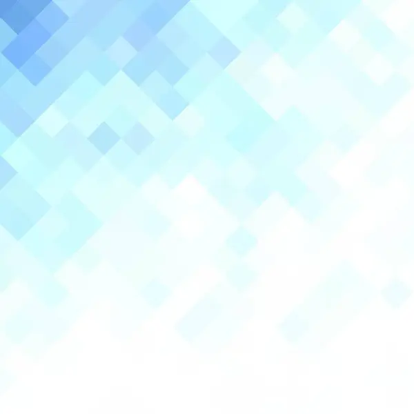 Fundo Pixel Azul Fundo Geométrico Amostra Banner — Vetor de Stock