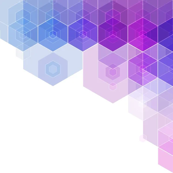 Fond Bleu Clair Abstrait Avec Hexagone Dos Concept Technologie Médicale — Image vectorielle