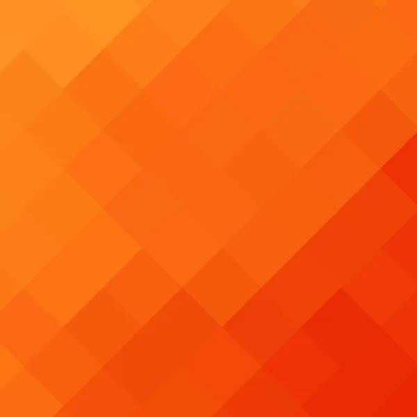 Élément Conception Géométrique Illustration Vectorielle Dans Style Polygonal Pixel Orange — Image vectorielle