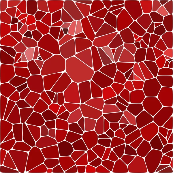 Red Background Polygonal Style Mosaic Pebbles Vector Background — Stock Vector