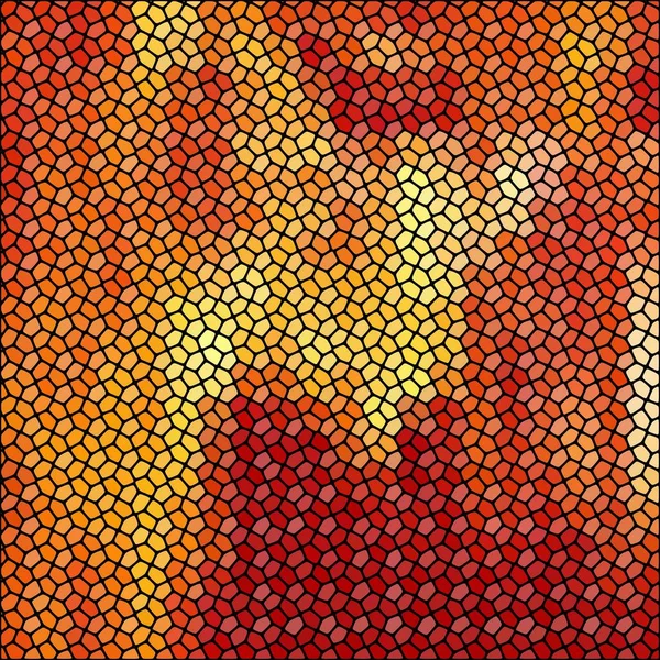 Fond Orange Cailloux Style Polygonal Élément Conception — Image vectorielle