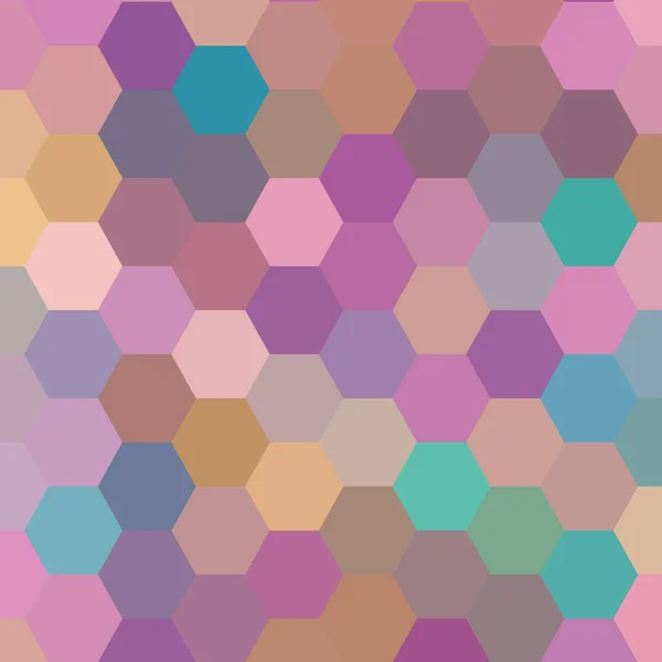 Vector Kleur Zeshoek Patroon Geometrische Abstracte Achtergrond Met Eenvoudige Hexagonale Stockillustratie