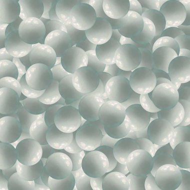 Gri topları olan soyut bir arka plan. Vektör illüstrasyonu.