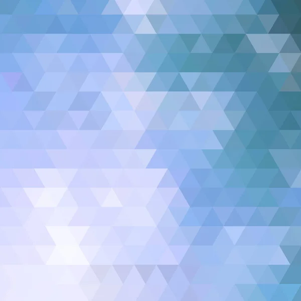 Elemento Design Geometrico Blu Illustrazione Vettoriale Stile Poligonale Triangoli — Vettoriale Stock