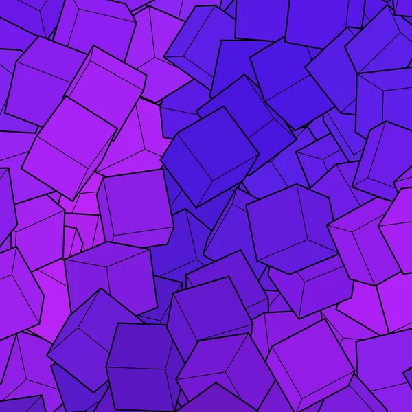 Fond Géométrique Avec Des Cubes Verts Élément Conception — Image vectorielle