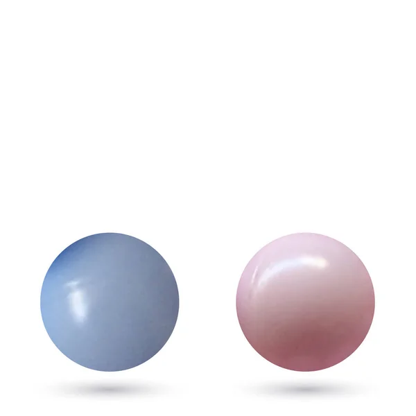 Perles Colorées Perles Illustration Vectorielle — Image vectorielle