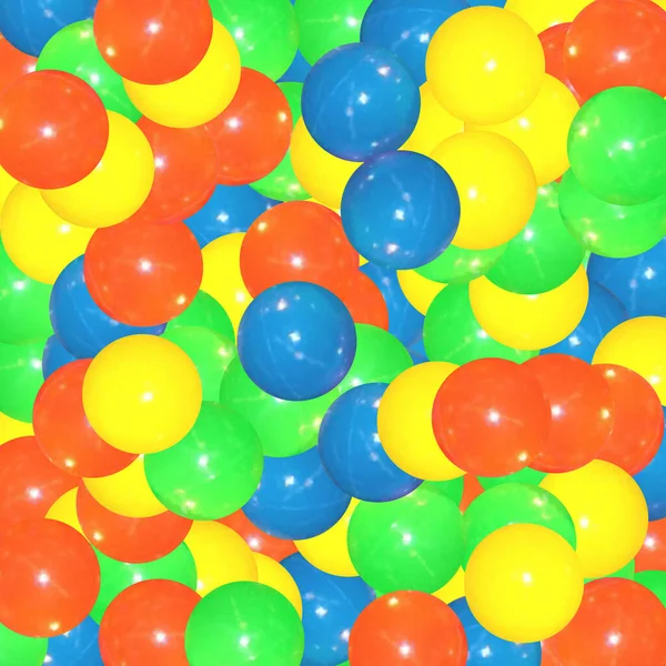 美しいボールラウンドホログラフィックグラデーション虹色の背景カラフルなイラスト — ストックベクタ