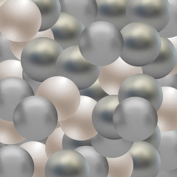 Boules Colorées Papier Peint Abstrait Nacre Mat — Image vectorielle