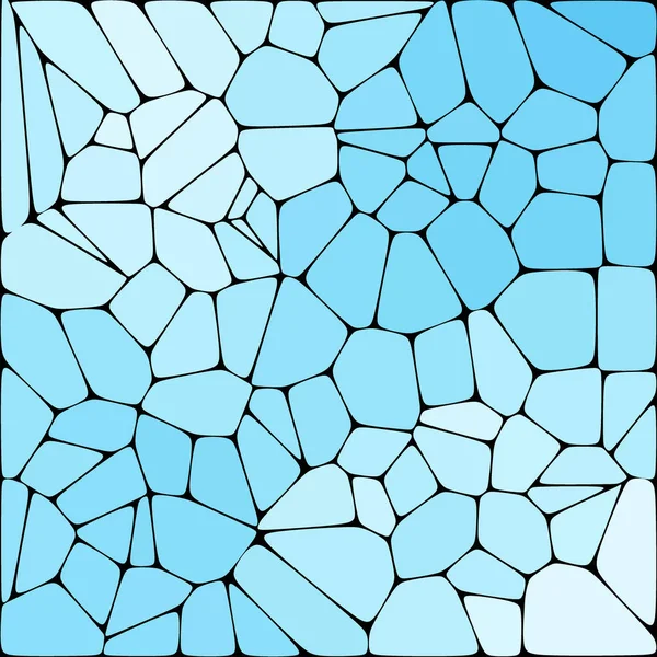 Fond Géométrique Composé Cailloux Bleu Foncé Style Polygonal — Image vectorielle