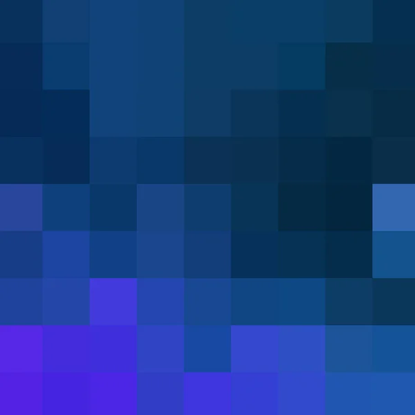 Blue Pixel Background Layout Advertising Presentation Template Design Element — Stock Vector