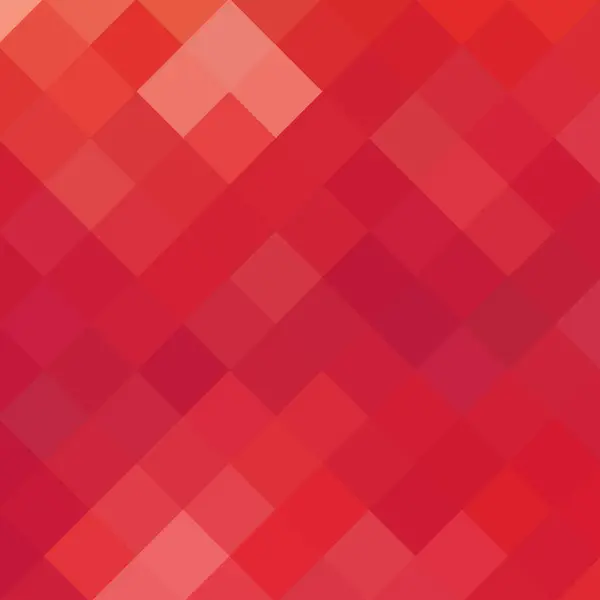 Modello Sfondo Pixel Rosso Modello Carta Parati Pixel Rosso Illustrazione — Vettoriale Stock