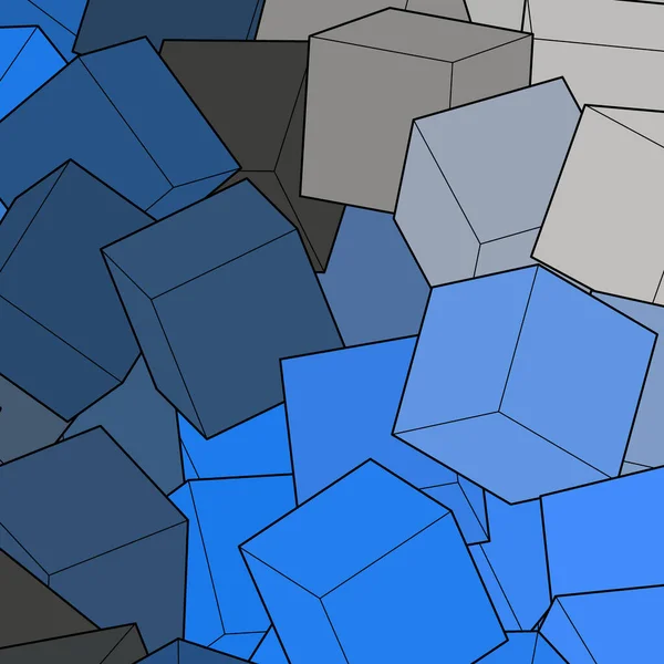 Sfondo Colori Cubi Stile Poligonale Elemento Design — Vettoriale Stock