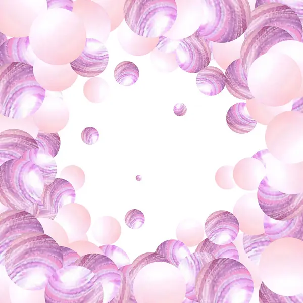 Fond Abstrait Géométrique Boules Brillantes Motif Sans Couture Dessin Numérique — Image vectorielle