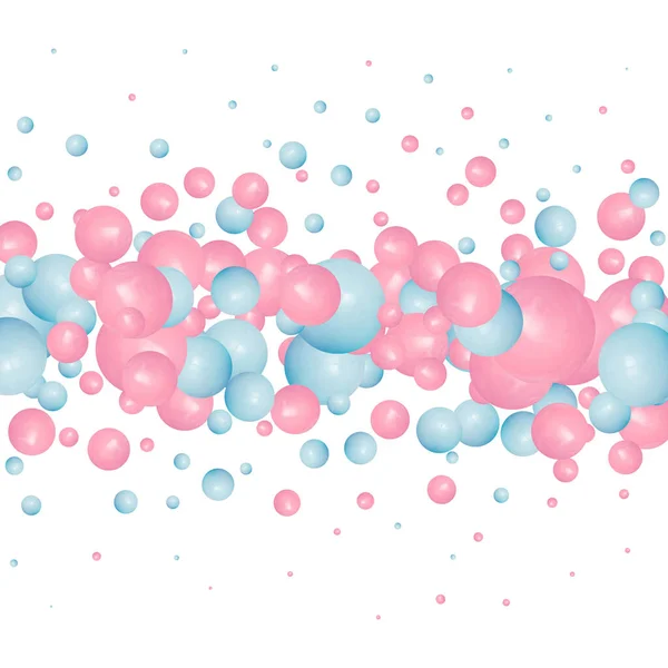 Des Boules Abstraites Colorées Fond Vectoriel Élément Conception — Image vectorielle