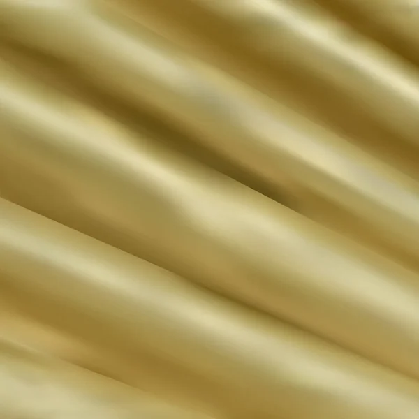 Цвет Атласная Шелковистая Ткань Ткань Ткань Ткань Драпировки Складками Волн — стоковый вектор