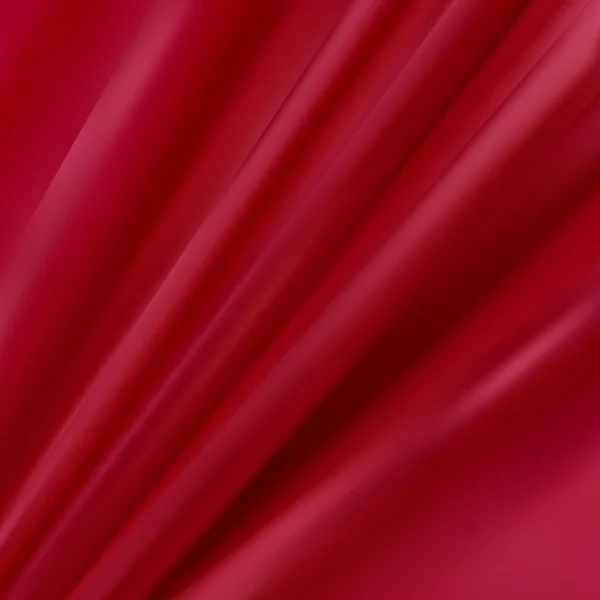 Texture Rouge Morceau Tissu Froissé Sur Vieux Vêtements — Image vectorielle