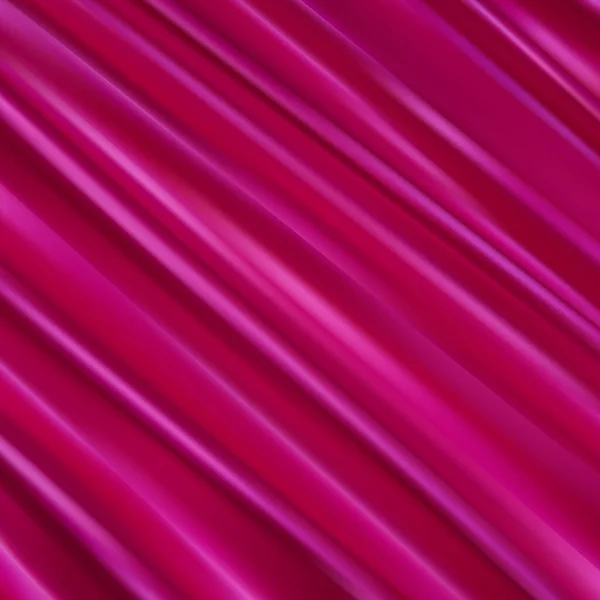 柔らかいしわピンクリネン布のテクスチャ ピンクの生地の背景 コピースペース — ストックベクタ