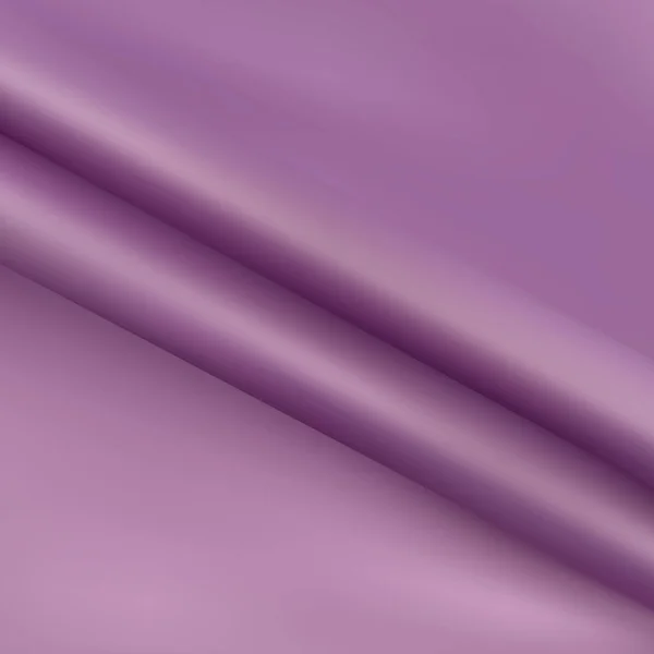 背景やデザインアート作品のための紫色の布のテクスチャ シルクやリネンの美しいしわのパターン — ストックベクタ