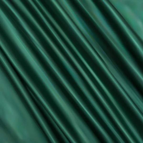 Tessuto Seta Rugosa Verde Scuro Bellezza Moda — Vettoriale Stock