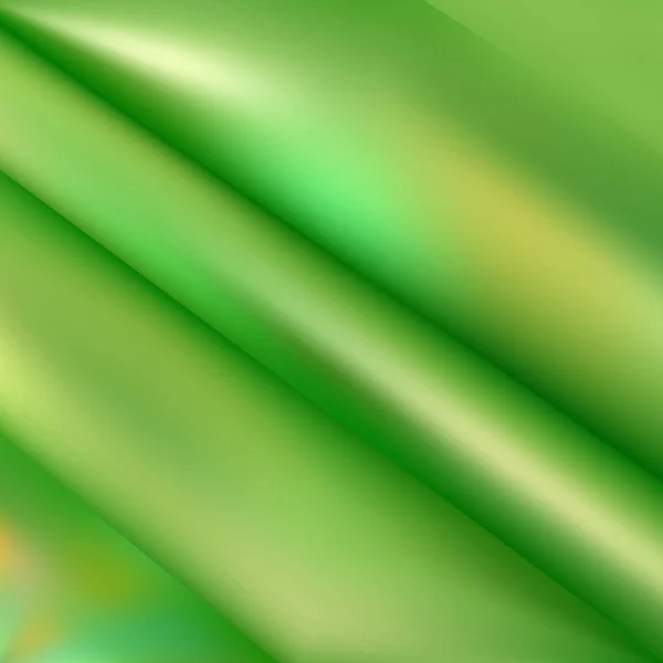 Zelené Látkové Textilní Vrásky Pozadí Abstraktní Rozmazané Pozadí Tvůrčí Složení — Stockový vektor