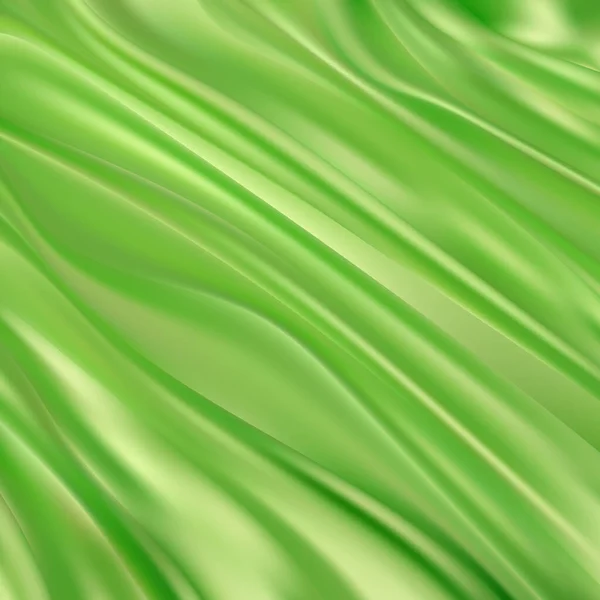 Tessuto Rugoso Verde Seta Raso Altri Tipi Tessuto — Vettoriale Stock