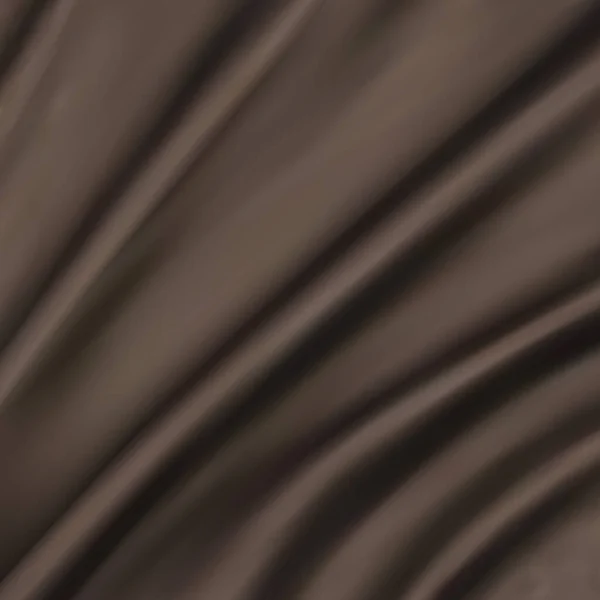 Коричневый Нежный Мягкий Фон Плюшевой Ткани Одеяло Смялось После Сна — стоковый вектор