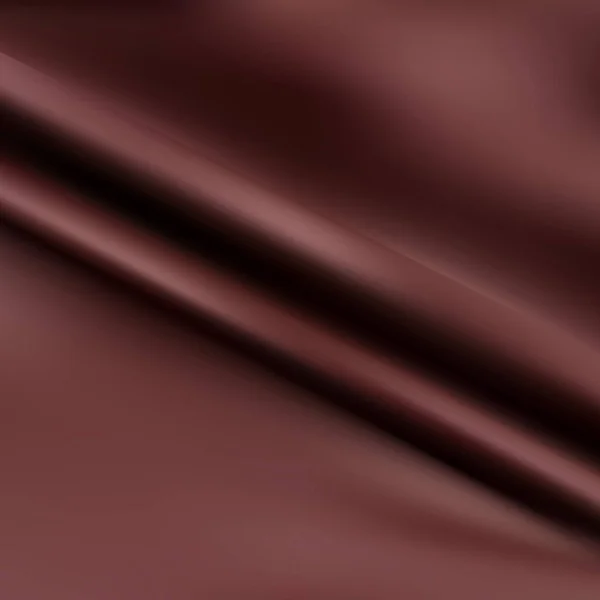 抽象的な背景豪華な布や液体波 生地に茶色の旗の模様があります 背景の茶色の生地の質感 — ストックベクタ