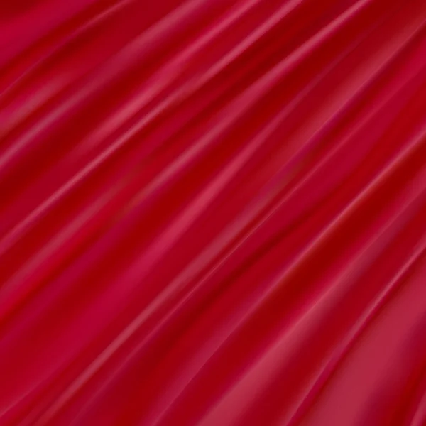 Achtergrondbeeld Van Verfrommeld Weefsel Rode Doek — Stockvector