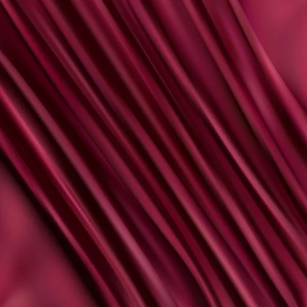 Texture Smooth Luxurious Elegant Fabric Burgundy Purple Red Purple Satin — Stock Vector
