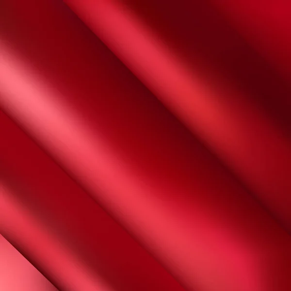 Kırmızı Ipek Saten Arka Plan Güzel Yumuşak Dalgalı Kıvrımlar Pürüzsüz — Stok Vektör