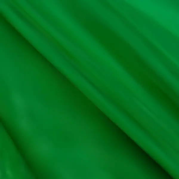 Groen Satijnen Achtergrond Afbeelding Met Rimpels Gladde Golven — Stockvector