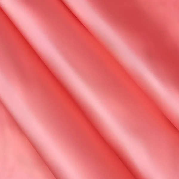 Miękka Faktura Fokusowa Jedwabnej Tkaniny Miękka Różowa Brzoskwiniowy Różowy Materiał — Wektor stockowy