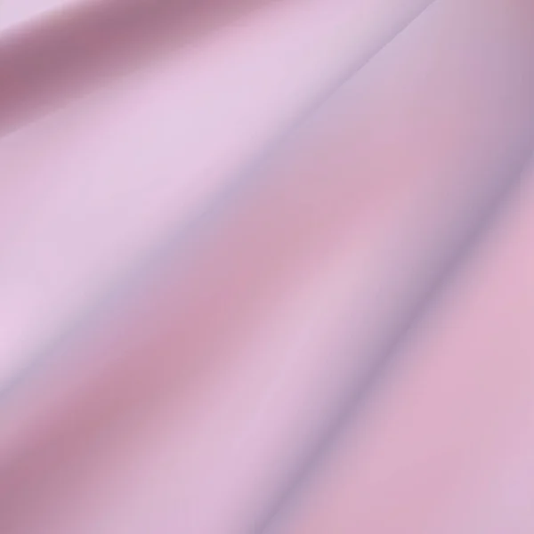 Gros Plan Tissu Soie Rose Ondulé — Image vectorielle