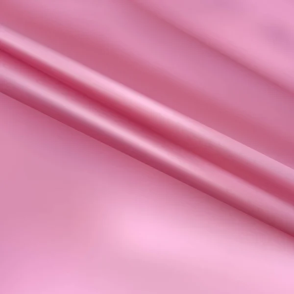 背景としてぼやけた薄ピンクの布が折られた表面 — ストックベクタ