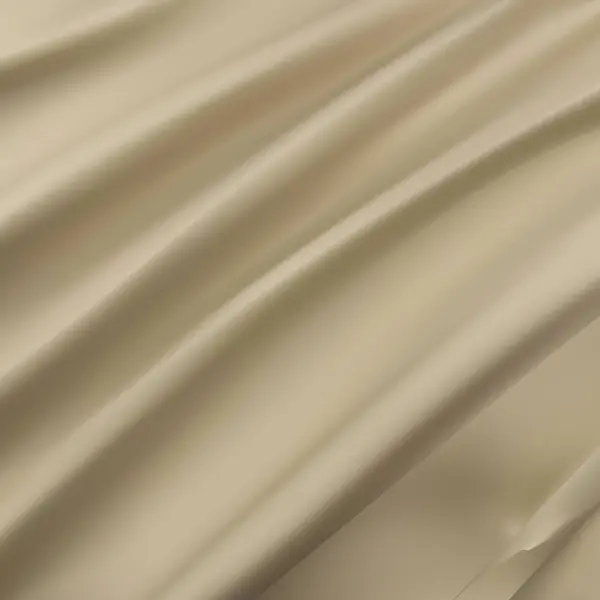 抽象的な滑らかな高密度白い生地絹のような質感柔らかい背景 流れるサテンの波 — ストックベクタ