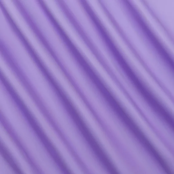 丝绸质地 抽象背景 豪华浅紫色面料 波浪形褶皱 — 图库矢量图片