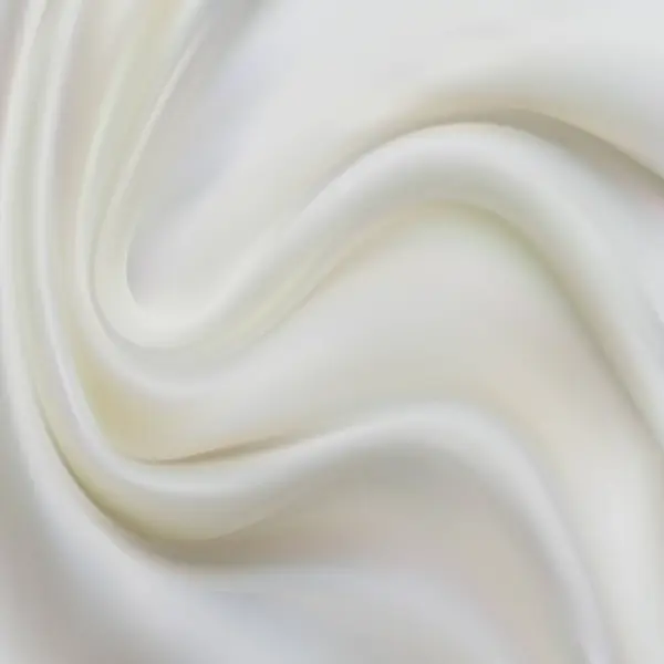 Weißer Stoff Stoff Weiche Wellen Textur Hintergrund — Stockvektor