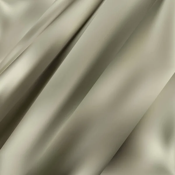 摘要亚麻混纺波纹面料背景 皱曲的灰色染色亚麻织物帆布背景 顶部视图 — 图库矢量图片
