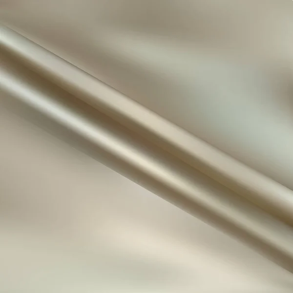 Photo Rapprochée Tissu Soie Avec Des Prises Ondulées Couleur Grise — Image vectorielle