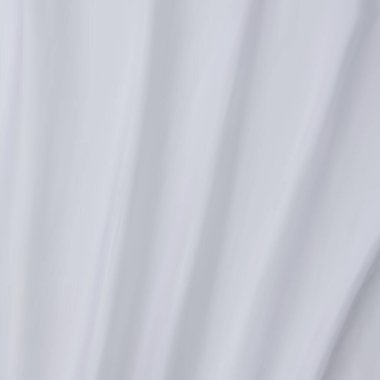 Buruşmuş beyaz çarşafın soyut deseni. Beyaz buruşuk kumaş dokusu dalgalı yüzey. Resmi kapat.