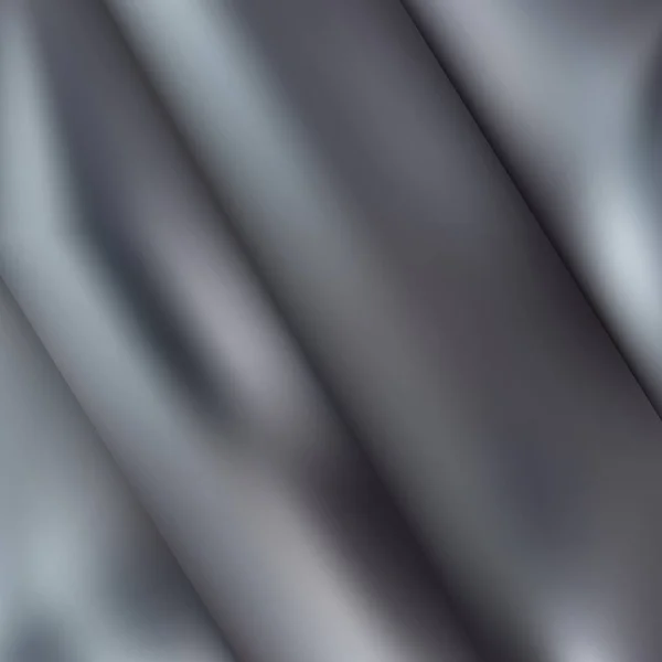 Черный Фон Ткани Мягкой Морщинистой Ткани Patrem Поверхности — стоковый вектор