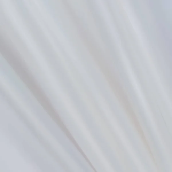Witte Satijnen Gladde Gedraaide Stof Bovenaanzicht — Stockvector