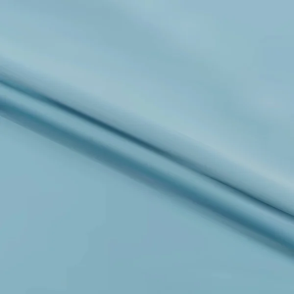 Blau Zerknitterte Textur Nahaufnahme Aus Weichem Baumwolltuch Kann Als Hintergrund — Stockvektor