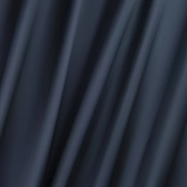Tissu Microfibre Noir Ridé Texture Gros Plan Chiffon Eps — Image vectorielle