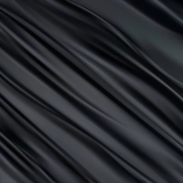 Ткань Черными Морщинами Перегородка Стены Элегантным Узором — стоковый вектор
