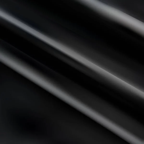 Черный Фон Ткани Мягкой Морщинистой Ткани Patrem Поверхности — стоковый вектор